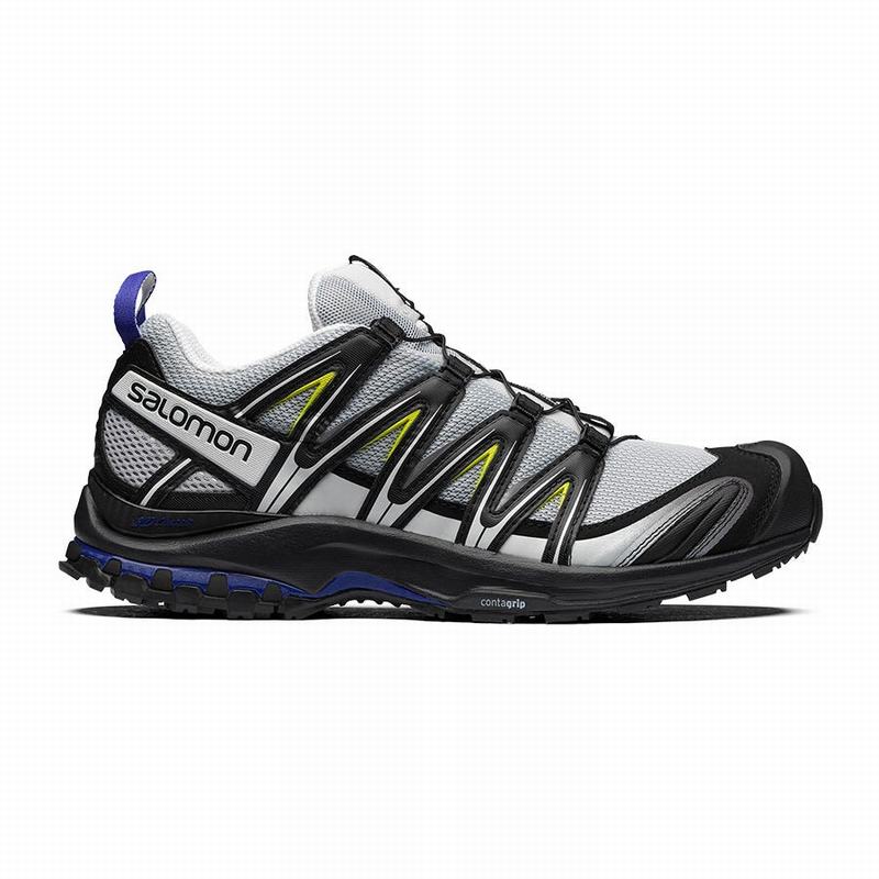 SALOMON UK XA PRO 3D - Mens Trail Running Shoes Blue/Black,KQXR06291